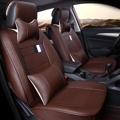 Car cushion set seat covers auto pu for AUDI A4L A6L Q3 Q5 Q7 A7 A3 BMW 320i 328li 316i Mini One benz GLK300 C200L GLK260 C180L