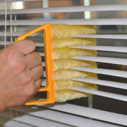 Handheld Window Blind Louver Dust Cleaning Brush Air Conditioner Outlet Dirt Remover