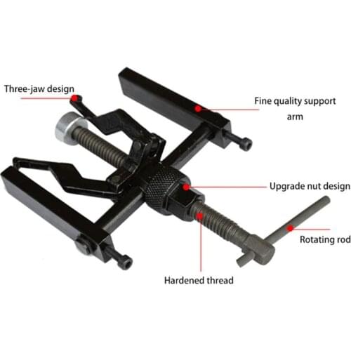 2021 New 3-jaw Pilot Bearing Puller Inner Wheel Gear Extractor Heavy Duty Automotive Machine Tool Kit