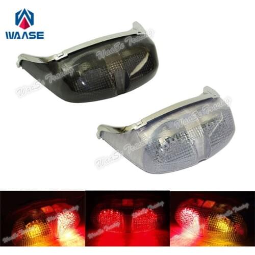 Waase DOT-Mark Tail Light Brake Turn Signals Integrated LED Light For Yamaha YZF R6 RJ03 1999 2000