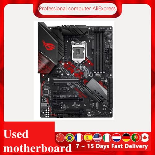 For Asus ROG STRIX Z390-H GAMING Original Used Desktop Intel Z390 Z390M DDR4 Motherboard LGA 1151 i7/i5/i3 USB3.0 SATA3