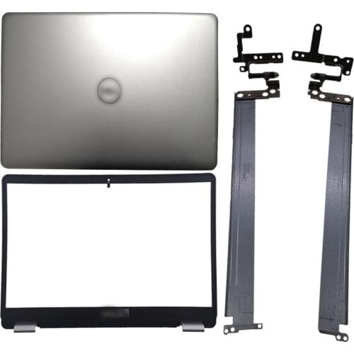 NEW Laptop LCD Back Cover/Front Bezel/Hinges/Palmrest/Bottom Case for DELL Inspiron 15 5584 Silver Notebook Computer Case