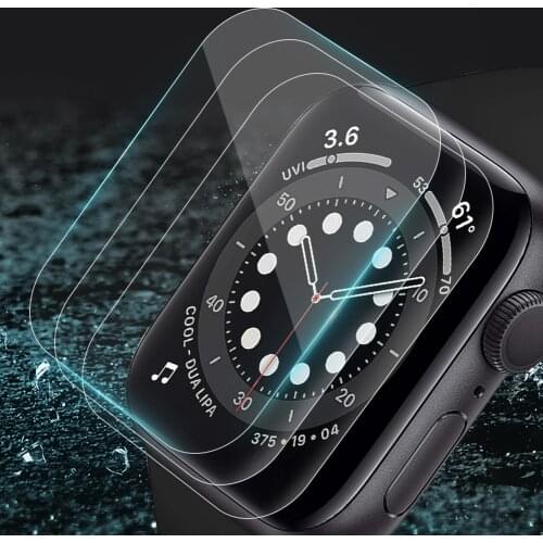 1/2/3pcs PET Screen Protector Film For Apple Watch Serie 1 2 3 4 5 6 SE 44mm 40mm 42mm 38mm Screen Protector For Apple Iwatch