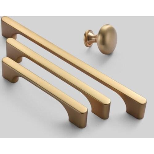 Gold Cabinet Knobs and Handles Kitchen Handles Drawer Knobs Handles for Furniture Cupboard Handles Cabinet Pulls