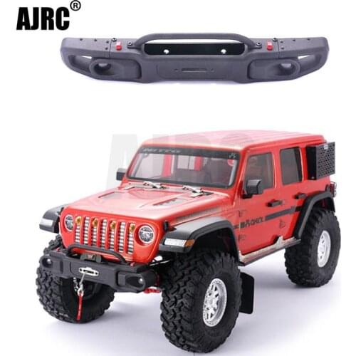 1/10 RC car AXIAL SCX10 III freely disassembled composite front bumper, with LED Wrangler front bumper