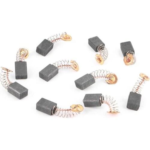 10pcs Power Tool Carbon Brush Electric Hammer Angle Grinder Graphite Brush Replacement Various Size 37MB
