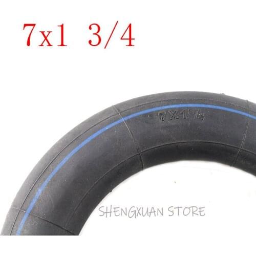 2 PCS High performance 7 inch Butyl tire inner tube 7x 1 3/4 with a Bent Metal Valve Stem inner tube for electric scooter