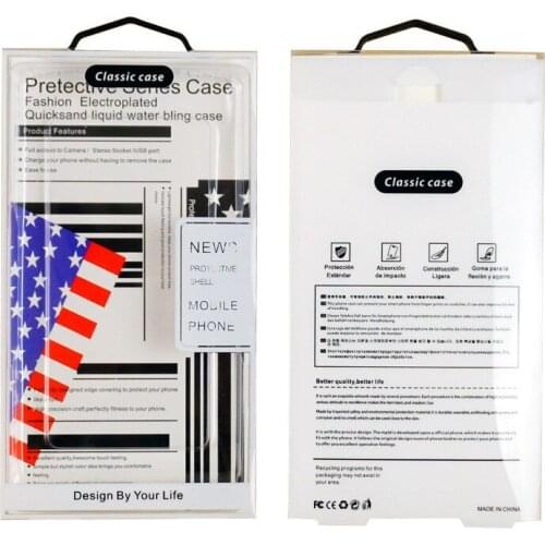 200Pcs/Lot National Flag Pattern Blister PVC Clear Retail Packaging Package Box for Phone Case X XR 11 11Pro 11Pro Max