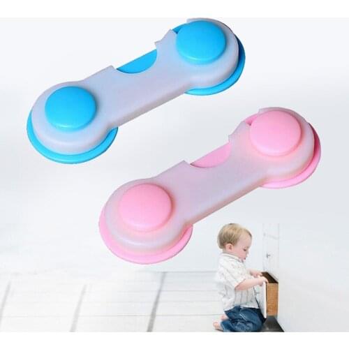 Safety Closet / Cabinet / Drawer Lock Child Safety Lock Environmentally Friendly to Protect Safety of Baby 10 Ps/lot Bar Solid