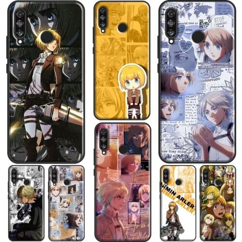Shingeki No Kyojin Armin Arlert Anime Silicone Case For Huawei P30 P40 P20 Lite Mate 10 20 Pro P Smart 2019 Z 2021 Phone Cover