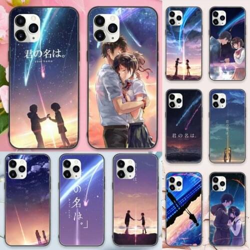 Your Name japanese name Phone Case for iPhone 11 12 pro XS MAX 8 7 6 6S Plus X 5S SE 2020 XR Luxury brand shell funda coque