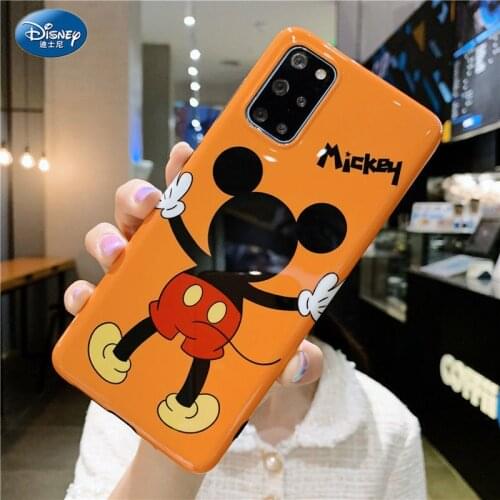Disney is suitable for Samsung s10 mobile phone case s10+ s20 s20plus anti-drop cover soft edge cartoon shell protective cover
