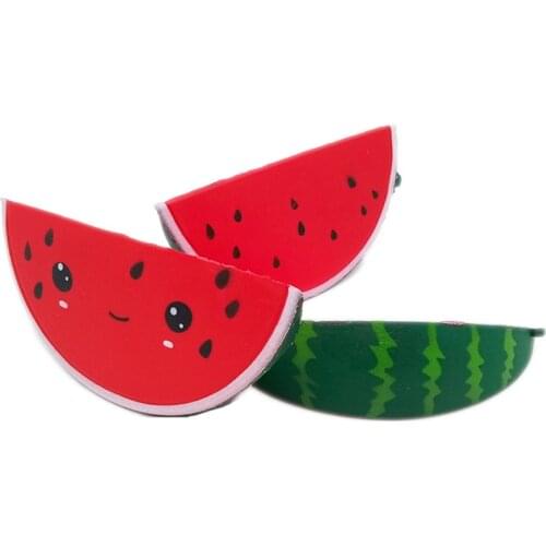 Cute Red Watermelon Pattern Fidget Toys Baby Gift Kids Squeeze Antistress Fidget Toy 1Pcs PU Adult Stress Relief Hand Game