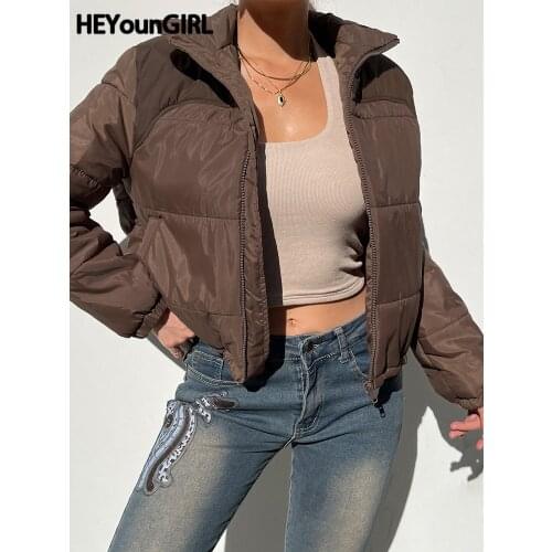 Женские модные пуховики Heyoungirl China At AliExpress