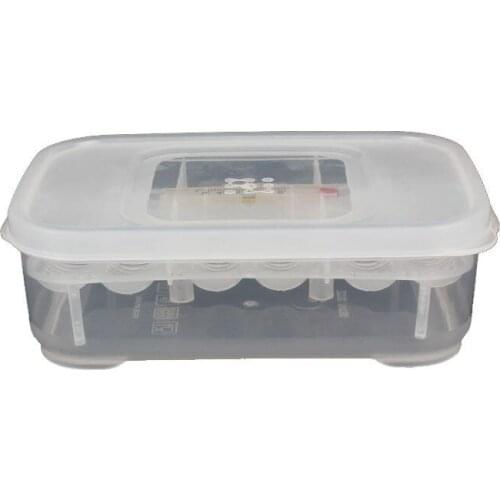 12 Holes Reptile Egg Incubation Tray With Thermometer Incubating Gecko Lizard Snake Eggs Incubation Tool