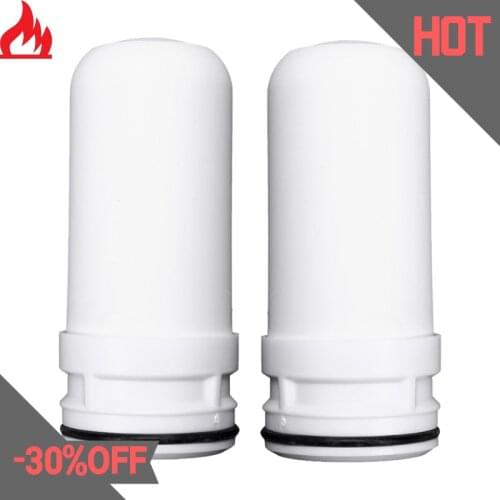 Top Deals 2Pcs/Lot Water Filter Cartridges For Kubichai Kitchen Faucet Mounted Tap Water Purifier Activated Carbon Tap Water Fil