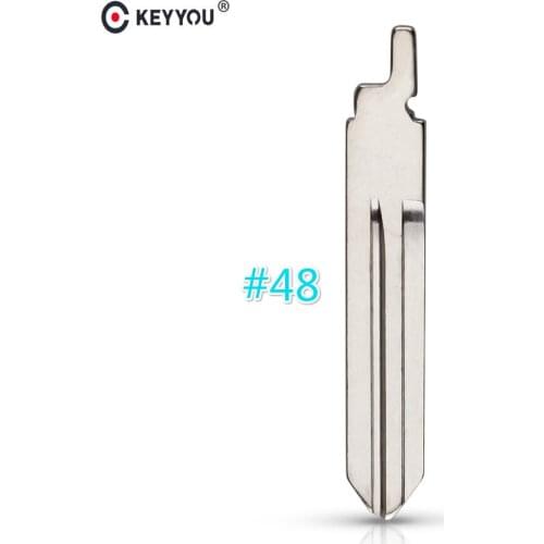 KEYYOU NO.48 Blank Key Blade FOR new 2014 nissan Flip Remote Key Blade 49# Key Blade