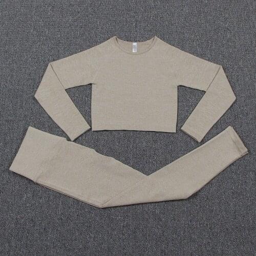 2Pcs High Waist Leggings Sports Suits Comfortable Clothes Sport Suits Gym Set Seamless Fitness Clothing Yoga Set Sexy Sports Bra