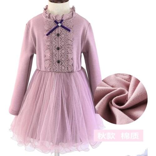 NewBorn Baby Girls Lace Princess Dress Cute Long Sleeve Solid Tutu Princess Toddler Kids Dress Tulle Fluffy Toddler Clothing