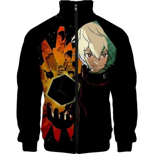 World Trigger Manga Cool 2021 New Fashion Stand Collar Harajuku Streetwear Punk Style 3T09 Regular Zipper Jacket