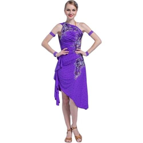L-17230 High-grade adult temperament applique national standard companionship custom Latin dance competition dress