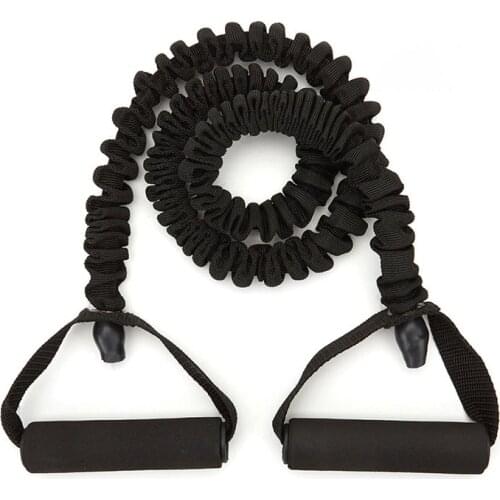 120cm Resistance Bands Pull Rope Workout Fitness Equipments with Cloth Covers Tube Bands Fabric Corssfit Excerise Latex Yoga