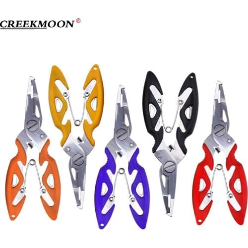 Multifunctional Fishing Plier Scissor Braid Line Lure Cutter Hook Remover Tackle Tool Cutting for Fish Secure Use Tongs Scissors