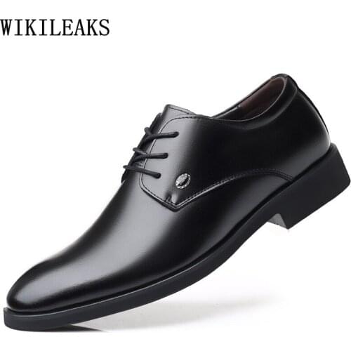Formal Black Wedding Shoes Men 2021 Men Oxford Shoes Leather Designer Men Dress Shoes Chaussure Homme Zapatos De Hombre Scarpe