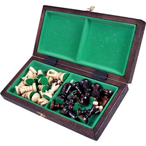 Wooden Pieces Set Board Chess Games Sculpture Luxury Family Table Game Professional Folding Chess Scacchi Adult Games DE50QL
