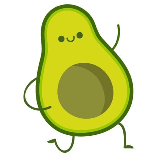 Dumber Avocado Sticker