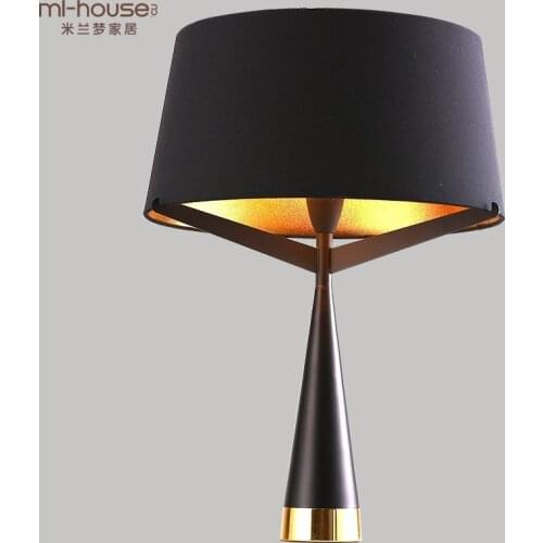 A1 Milan dream bedroom nightstand Table lamp Nordic fabric creative personality study simple art lamp decoration lamp FG959