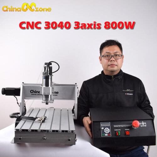 2019 NEW Mini CNC 3040 800W CNC Router Engraver Ball Screw Cutting Milling Engraving Machine Mini CNC Manufacturer Factory