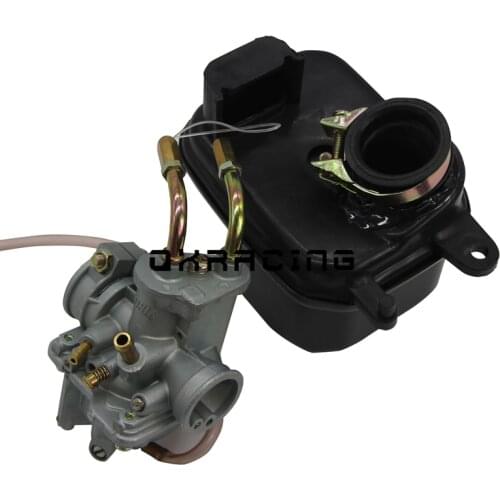 New Complete Carburetor & Air Filter Box Kit for Yamaha PW 50 PW50 1981-2009