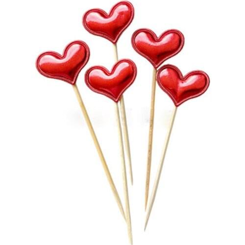 5PCs Love Happy Birthday Cake Toppers Crown Stars Cupcake Topper Flags For Wedding Kids Birthday Party Supplies Cake Decoration