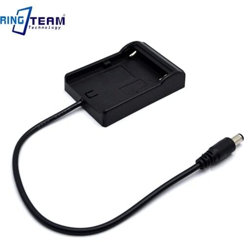 7.6V NP-F970 BN-V607 VW-VBD1 Battery Mount Cradle Holder Adapter Plate DC 5.5*2.5mm for Monitor Light Lamp Camera Teradek VidiU