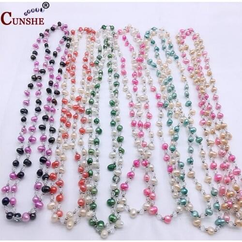 Natural Freshwater Pearl Beaded High Quality Rice Shape Punch Loose Beads for Make Jewelry DIY Bracelet Necklace Accessories