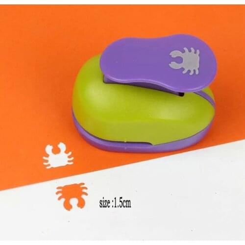 5/8"-2" crab shape of craft punch hole punch EVA punches paper maker scrapbooking punchers Embossing device DIY paper cutter