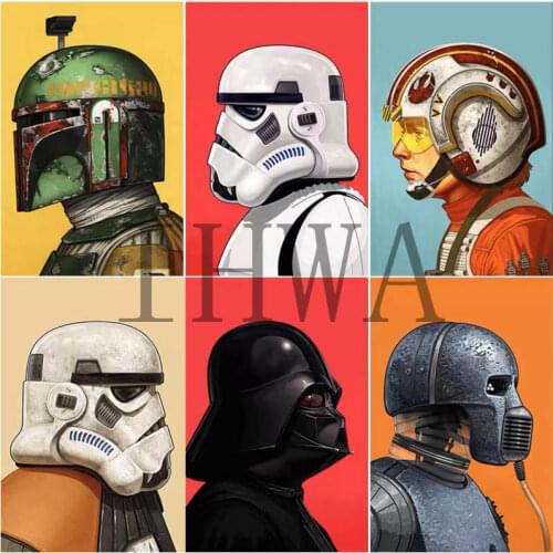 Disney Clone Troopers Diamond Painting Star Wars Cross Stitch Full Square Round Diamond Embroidery Sale Home Decor Gift Handwork
