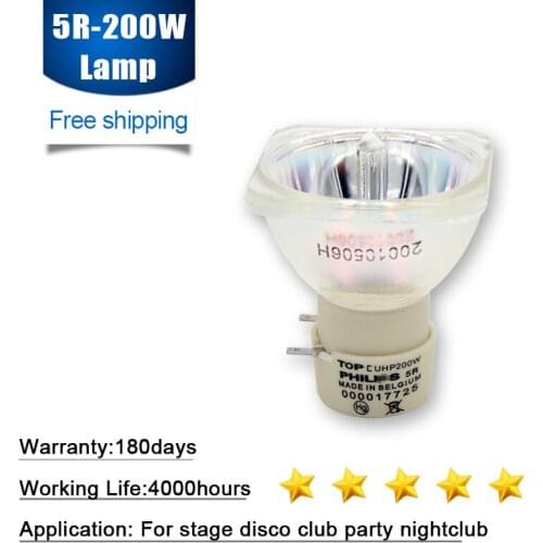 Beam 5R lamp Platinum sharpy 5R bulb stage studio lamp Replacement for beam 200 light moving head single Ended Lamp