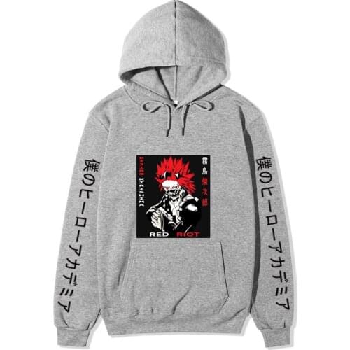 Hot Sale My Hero Academia Hooded Sweatshirt Men and Women Same Style Couple Fashion Print Coat Personality Handsome Trendy