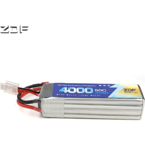 ZDF 4000mAh 4S 14.8V 50C Lipo Battery
