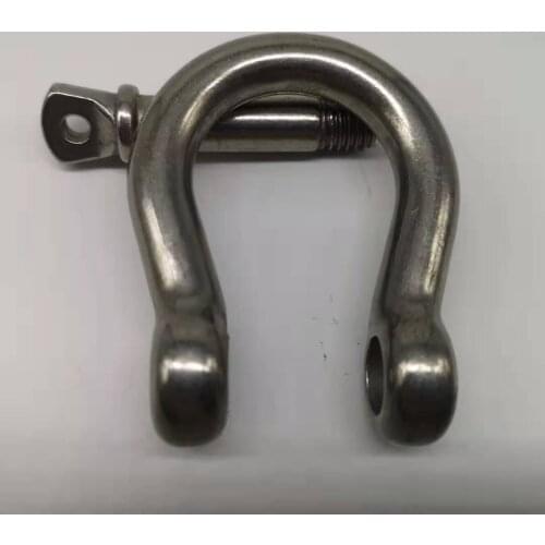 Stainless steel 304 Bow shackle M4/M5/M6/M8/10/M12 , High quality antirust shackle , sus304