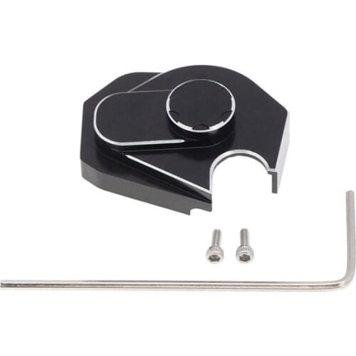 Metal Gearbox Cover Gear Dust Cover Upgrade Accessories for 1/24 RC Crawler Axial SCX24 90081 AXI00002 Parts