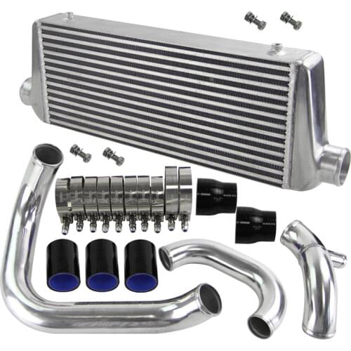 FMIC Upgrade Bolt On Front Mount Intercooler Kit For Audi A4 1.8T B5 98-01 Black / Blue / Red