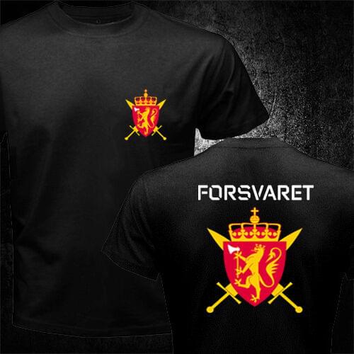 Fashion New Norwegian Norway Army Special Forces Forsvarets Spesialkommando Fsk T-Shirt Men Cotton Tshirt Tees Harajuku