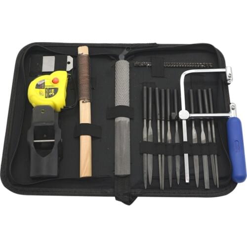 40pcs jigsaw woodwork tool set with carpentry plane and files woodworking jig saw toolkit