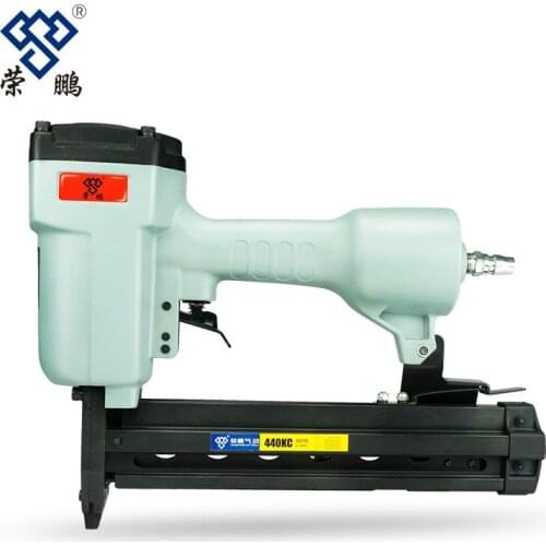 Spot wholesale Rongpeng pneumatic code nail gun pneumatic nail gun steel cartridge clip pneumatic nail gun woodworking nail gun