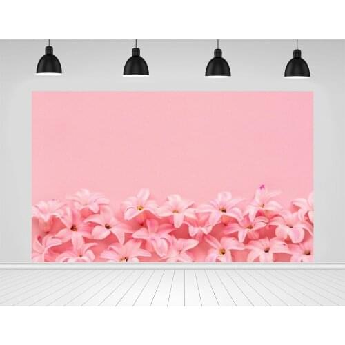 Scopiso Spring Scenery Photography Backdrop Pink Surprise Dutch Hyacinth Vinyl Portrait Background Photo Studio Decoration Props
