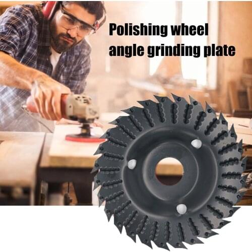 22MM Bore Round Wood Angle Grinding Wheel No.45 Steel Abrasive Disc Angle Grinder Carbide Coating Sanding Carving Tool
