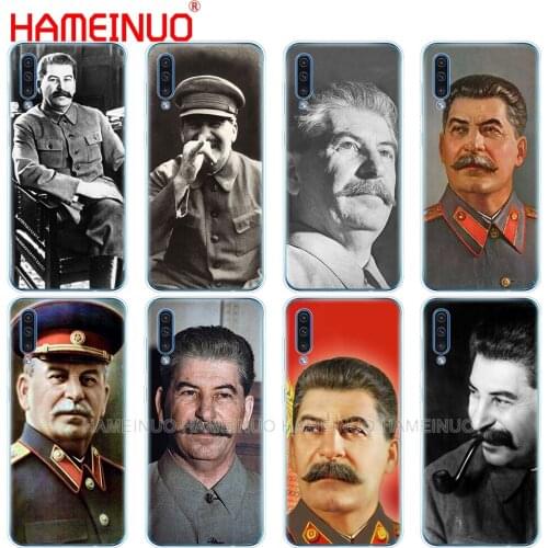 Silicon phone cover case for Samsung Galaxy S10 E PLUS A10 A20 A30 A40 A50 A70 A10E A20E M20 cover Russian Stalin Ussr